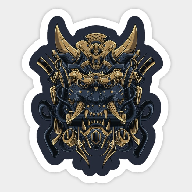 Japanese Oni Robo 5.2 Sticker by Harrisaputra